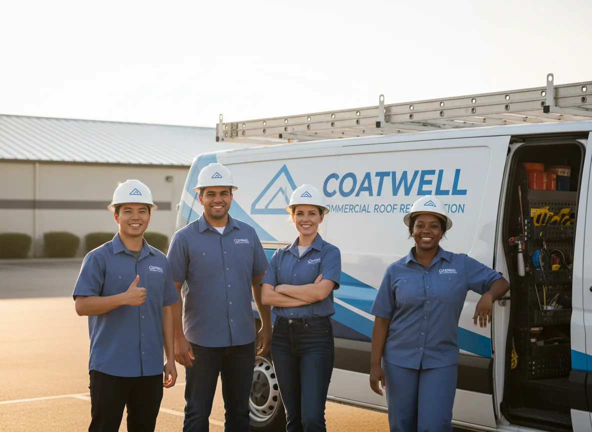 Commercial roof coating company in Hollis, OK